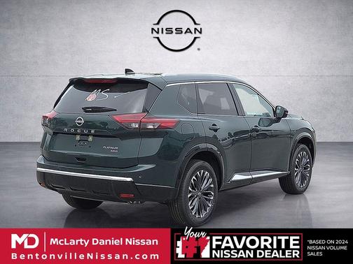 Obsidian Green 2026 Nissan Rogue Platinum
