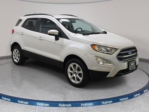 White Platinum Clearcoat Metallic 2018 Ford EcoSport SE
