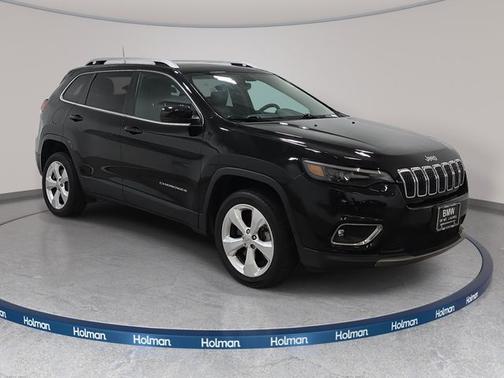 Diamond Black Crystal Pearlcoat 2019 Jeep Cherokee Limited