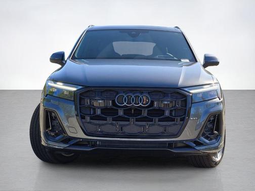 Gray 2026 Audi Q7 55 Prestige