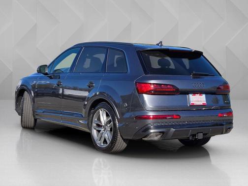 Gray 2026 Audi Q7 55 Prestige