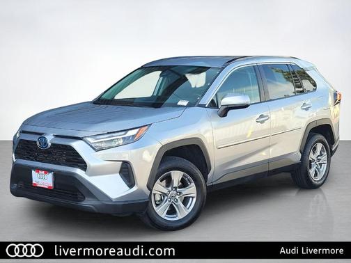 Silver Sky Metallic 2023 Toyota RAV4 Hybrid LE