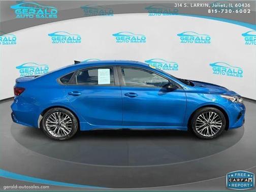 Sporty Blue 2022 Kia Forte GT-Line