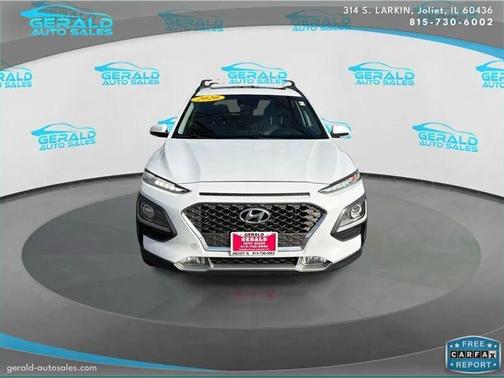 Chalk White 2020 Hyundai KONA Limited