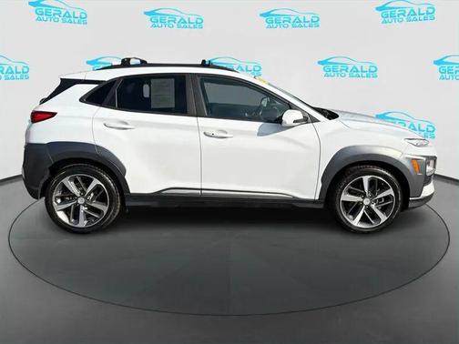 Chalk White 2020 Hyundai KONA Limited