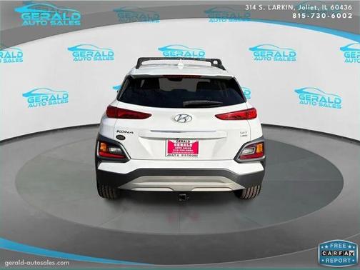 Chalk White 2020 Hyundai KONA Limited