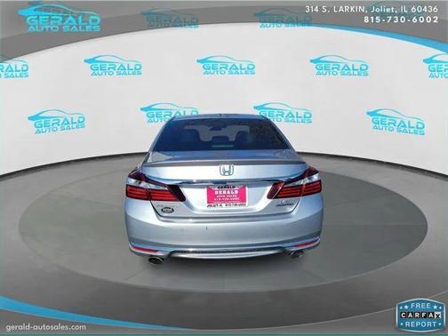 Lunar Silver Metallic 2017 Honda Accord Touring V6