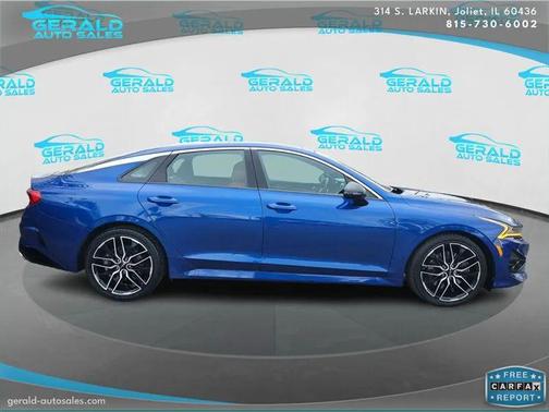 Sapphire Blue 2022 Kia K5 GT