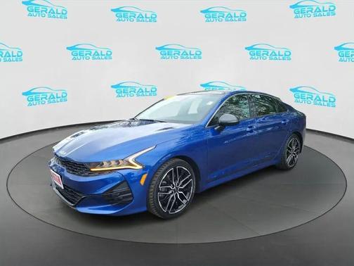 Sapphire Blue 2022 Kia K5 GT