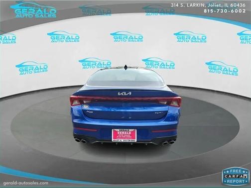 Sapphire Blue 2022 Kia K5 GT