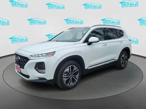 Quartz White 2019 Hyundai SANTA FE Limited 2.0T