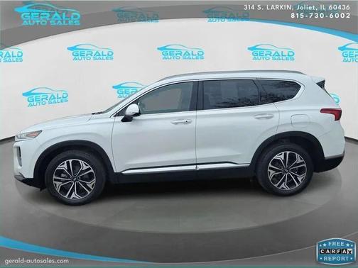 Quartz White 2019 Hyundai SANTA FE Limited 2.0T