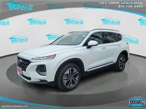 Quartz White 2019 Hyundai SANTA FE Limited 2.0T