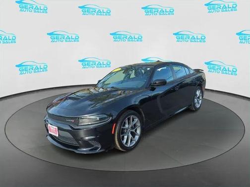 Pitch Black Clearcoat 2023 Dodge Charger GT