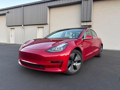 Red Multi-Coat 2020 Tesla Model 3 Long Range