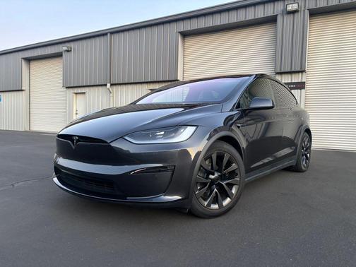 Stealth Grey 2024 Tesla Model X Long Range