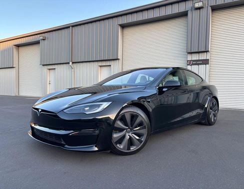 Solid Black 2023 Tesla Model S Standard Range