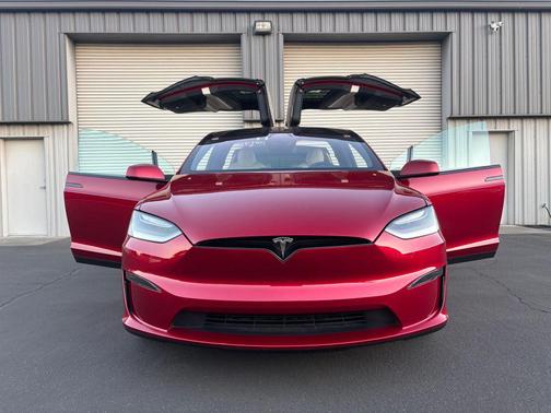 Ultra Red 2023 Tesla Model X Standard Range