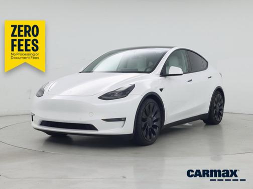 White 2022 Tesla Model Y Performance