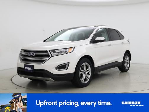 White 2015 Ford Edge Titanium