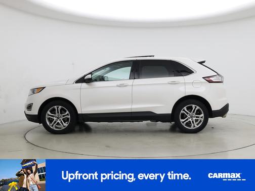 White 2015 Ford Edge Titanium