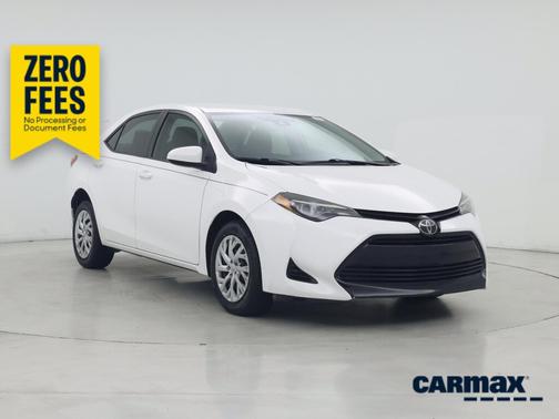White 2019 Toyota Corolla LE
