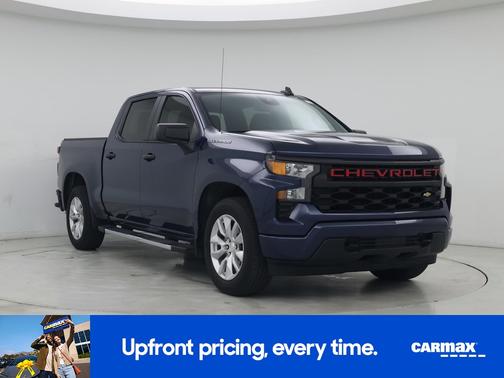 Blue 2023 Chevrolet Silverado 1500 Custom