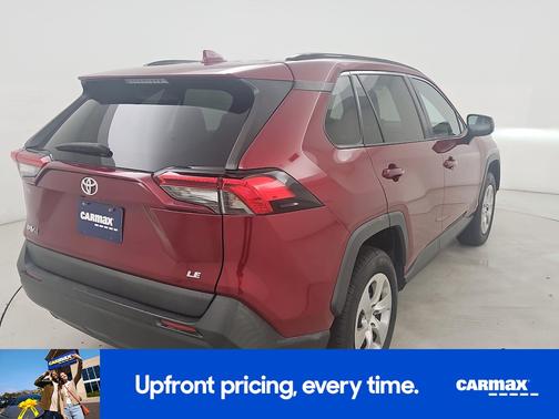 Red 2021 Toyota RAV4 LE