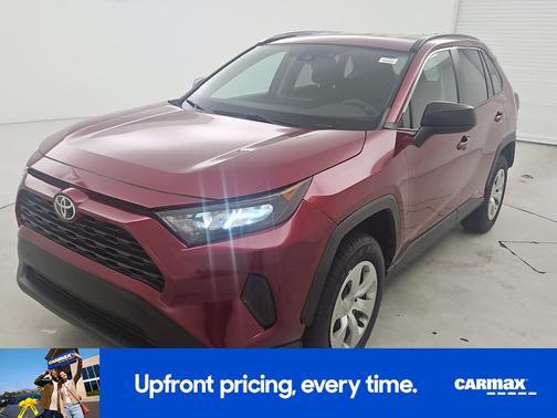 Red 2021 Toyota RAV4 LE