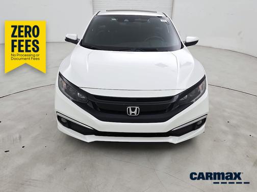 White 2019 Honda Civic EX