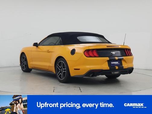 Orange 2018 Ford Mustang Ecoboost Premium