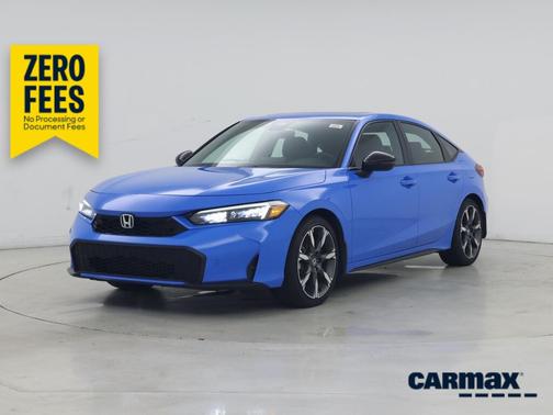 Blue 2025 Honda Civic Hybrid Sport Touring