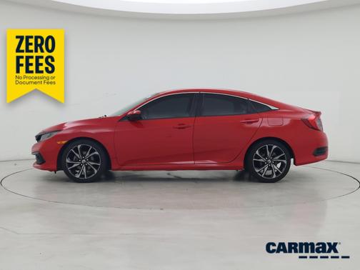 Red 2020 Honda Civic Sport