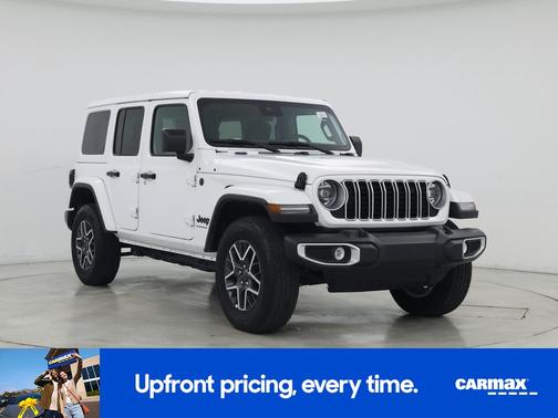 White 2025 Jeep Wrangler Sahara