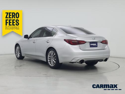Silver 2018 INFINITI Q50 Luxe