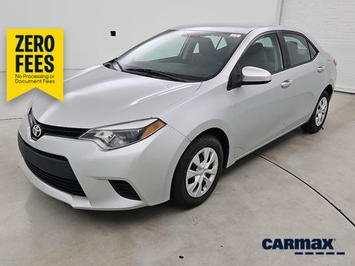 Silver 2015 Toyota Corolla L