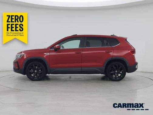 Red 2022 Volkswagen Taos SE