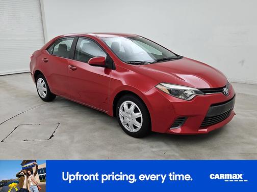 Red 2016 Toyota Corolla LE