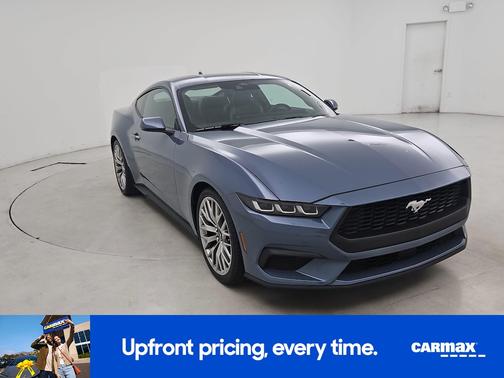 Blue 2024 Ford Mustang Ecoboost Premium