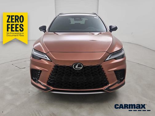 Orange 2023 Lexus RX 500h F-Sport Performance