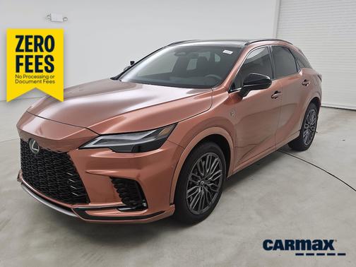 Orange 2023 Lexus RX 500h F-Sport Performance