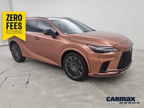 Orange 2023 Lexus RX 500h F-Sport Performance