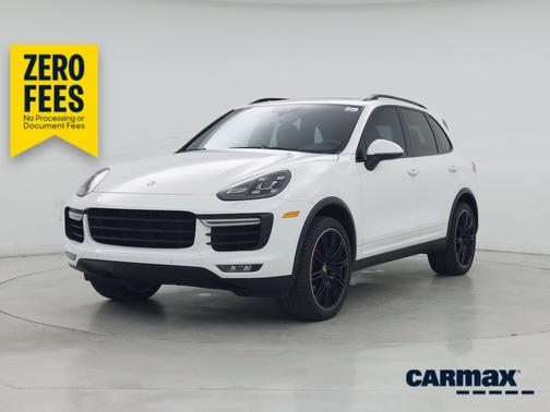 Blue 2017 Porsche Cayenne Turbo