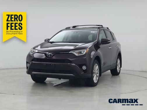 Burgundy 2018 Toyota RAV4 Limited