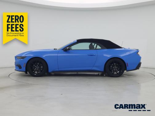 Blue 2024 Ford Mustang Ecoboost Premium