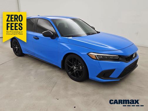 Blue 2023 Honda Civic Sport