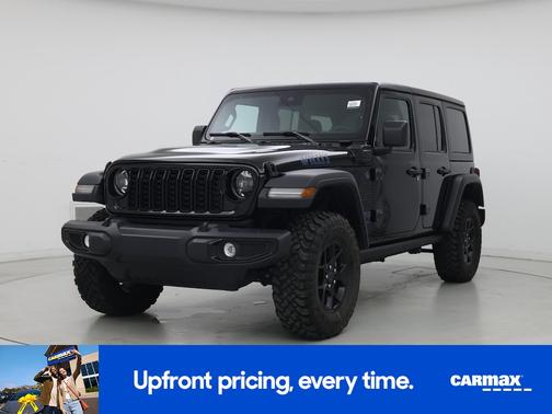 Black 2025 Jeep Wrangler 4xe Willy's