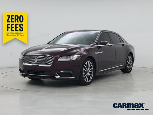 Burgundy 2017 Lincoln Continental Select