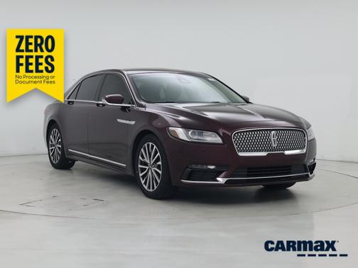 Burgundy 2017 Lincoln Continental Select