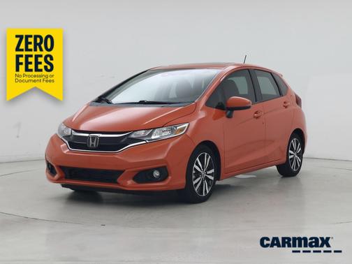 Orange 2018 Honda Fit EX-L